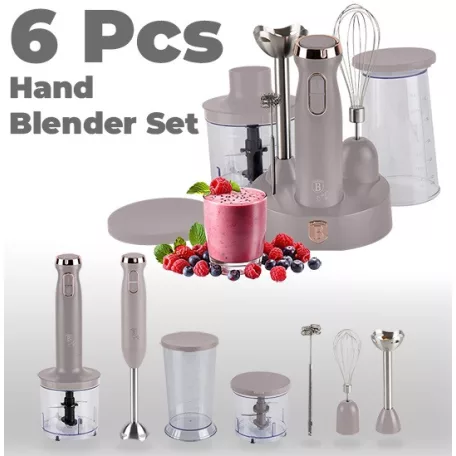 Berlinger Haus Botmixer Szett 6 részes BH-9562 Taupe 