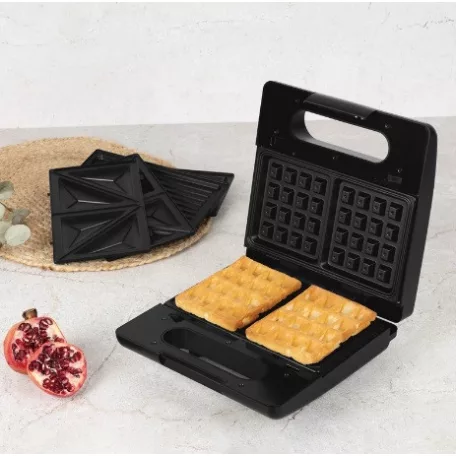 Berlinger Haus Szendvics-,Grill- és Gofrisütő 3in1 BH-9586 Black Rose 