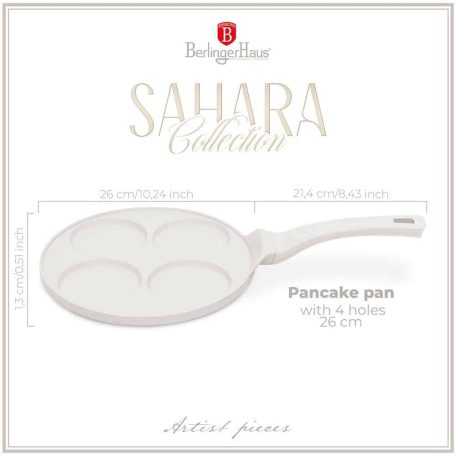 Berlinger Haus Palacsintasütő 26 cm 4 adagos BH-7796 Sahara