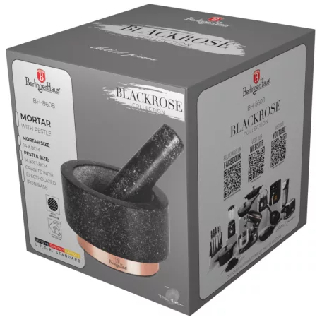 Berlinger Haus Mozsár+Törő Gránit BH-8608 Black Rose 