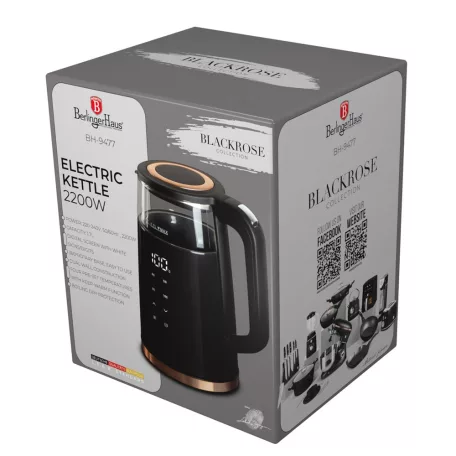 Berlinger Haus Elektromos Vízforraló 1,7 L BH-9477 Black Rose 
