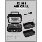 Berlinger Haus Forrólevegős Grillsütő 12 az 1-ben BH-9668 Black Rose 