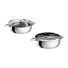   Blaumann Gourmet Line Alacsony lábas fedővel 7 L 28 cm BL-3867