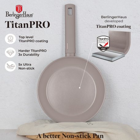 Berlinger Haus Serpenyő 24 cm BH-8083 Taupe