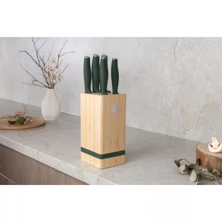 Berlinger Haus Késkészlet 6 részes Állvánnyal BH-2751 Matte Green