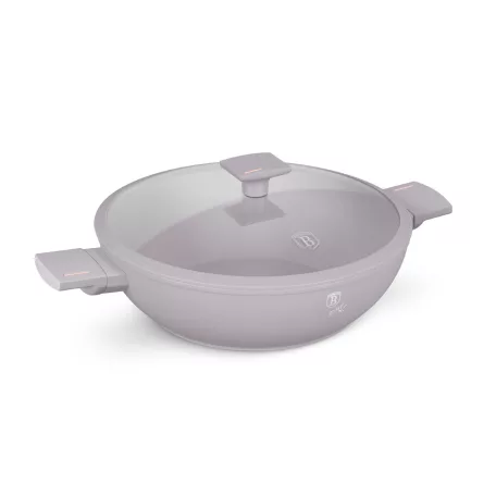 Berlinger Haus Wok+Fedő 30 Cm BH-8095 Taupe