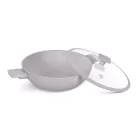 Berlinger Haus Wok+Fedő 30 Cm BH-8095 Taupe