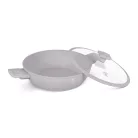 Berlinger Haus Alacsony Lábas+Fedő 28 Cm BH-8098 Taupe