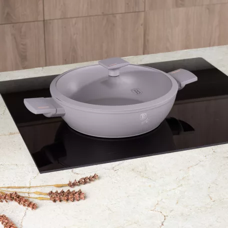 Berlinger Haus Alacsony Lábas+Fedő 28 Cm BH-8098 Taupe