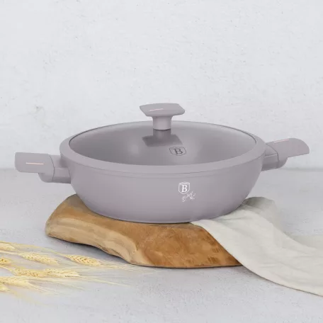 Berlinger Haus Alacsony Lábas+Fedő 28 Cm BH-8098 Taupe