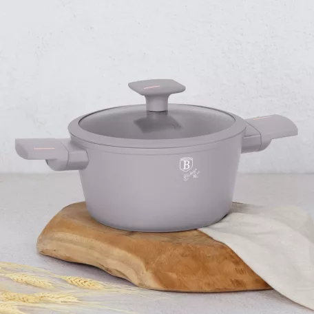 Berlinger Haus Lábas+Fedő 20 Cm BH-8100 Taupe