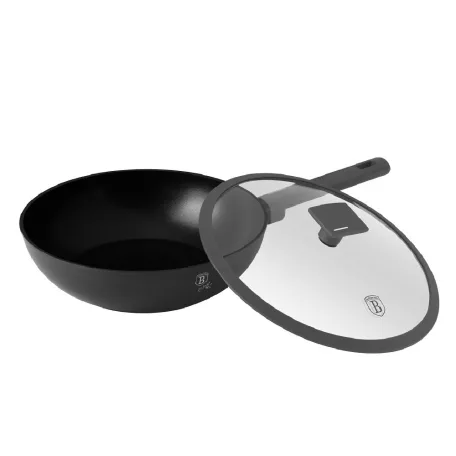 Berlinger Haus Wok+Fedő 28 Cm BH-8124 Antracit