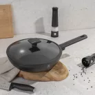 Berlinger Haus Wok+Fedő 28 Cm BH-8124 Antracit