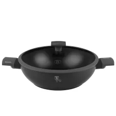 Berlinger Haus Wok+Fedő 30 Cm BH-8125 Antracit