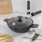 Berlinger Haus Wok+Fedő 30 Cm BH-8125 Antracit