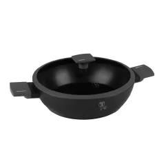 Berlinger Haus Alacsony Lábas+Fedő 28 Cm BH-8128 Antracit