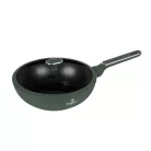 Berlinger Haus Wok+Fedő 28 cm BH-8159 Matte Green