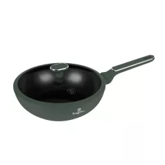 Berlinger Haus Wok+Fedő 28 cm BH-8159 Matte Green