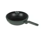 Berlinger Haus Wok+Fedő 28 cm BH-8159 Matte Green