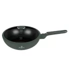 Berlinger Haus Wok+Fedő 28 cm BH-8159 Matte Green