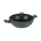 Berlinger Haus Wok+Fedő 30 Cm BH-8160 Matte Green