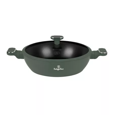 Berlinger Haus Alacsony Lábas+Fedő 30 Cm BH-8199 Matte Green