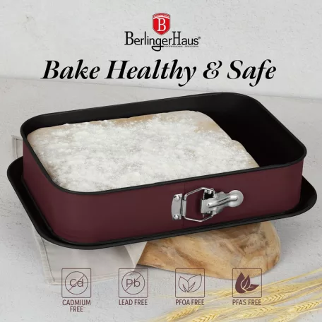 Berlinger Haus Szögletes Tortaforma 39x27 cm BH-7941 Leonardo