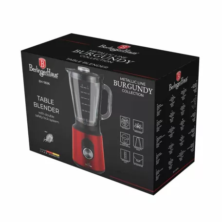 Berlinger Haus Turmixgép 1,5 L BH-9696 Burgundy