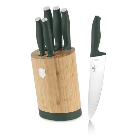 Berlinger Haus Késkészlet 6 részes Bambusz Állvánnyal BH-2757 Matte Green