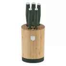 Berlinger Haus Késkészlet 6 részes Bambusz Állvánnyal BH-2757 Matte Green