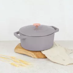 Berlinger Haus Öntöttvas Lábas 24 cm BH-6525 Taupe