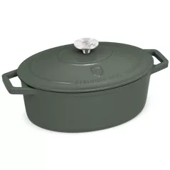   Berlinger Haus Öntöttvas Pecsenyesütő Lábas 30 cm BH-6545 Matte Green