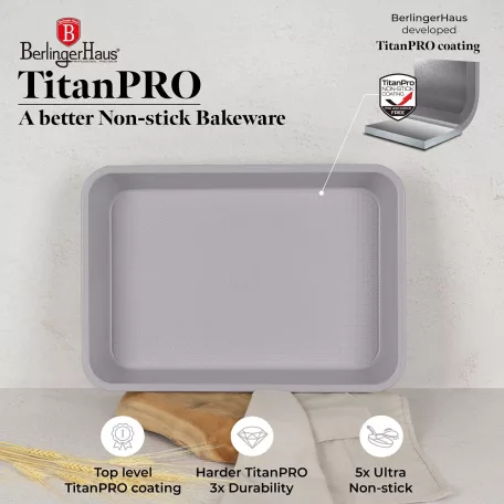 Berlinger Haus Tepsi 40 x 28 cm BH-7903 Taupe