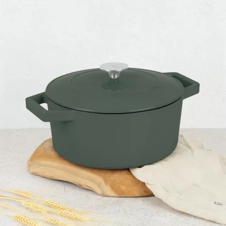 Berlinger Haus Öntöttvas Lábas 24 cm BH-6544 Matte Green