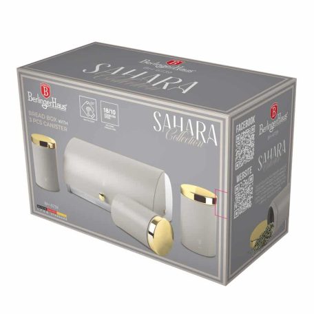 Berlinger Haus Kenyértartó 3 Részes Tárolóval BH-6739 Sahara 