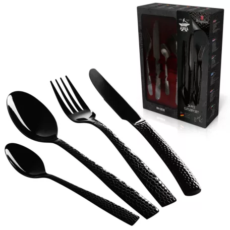 Berlinger Haus Evőeszközkészlet 24 részes BH-3081 Matte Black