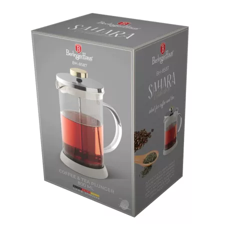 Berlinger Haus Dugattyús Kávé és Teafőző 800 ml BH-8587 Sahara