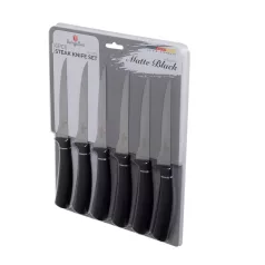   Berlinger Haus Steak Késkészlet 6 részes BH-2815 Matte Black
