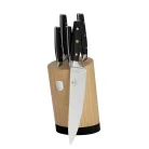Berlinger Haus Késkészlet 6 részes Bambusz Állvánnyal BH-3136 Matte Black 