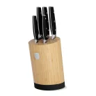 Berlinger Haus Késkészlet 6 részes Bambusz Állvánnyal BH-3136 Matte Black 