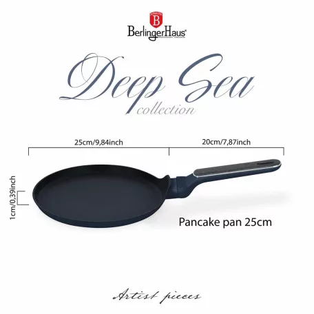 Berlinger Haus Palacsintasütő 25 cm BH-8367 Deep Sea