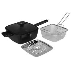 Berlinger Haus Serpenyő Szett 4 részes BH-8279 Black Rose 