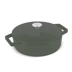  Berlinger Haus Öntöttvas Pecsenyesütő Lábas 26 cm   BH-6262 Matte Green 