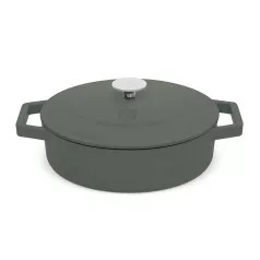   Berlinger Haus Öntöttvas Pecsenyesütő Lábas 26 cm   BH-6262 Matte Green 