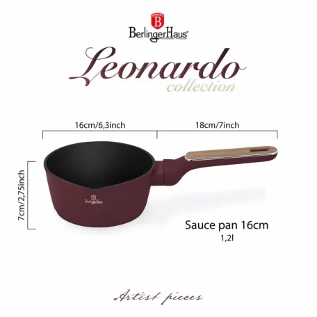 Berlinger Haus Szószos Edény 16 Cm BH-8292 Leonardo 