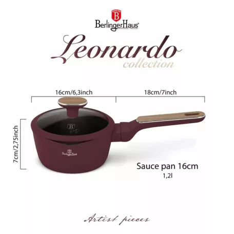 Berlinger Haus Szószos Edény 16 Cm BH-8293 Leonardo 