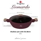 Berlinger Haus Alacsony Lábas+Fedő 28 cm BH-8299 Leonardo 