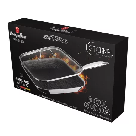 Berlinger Haus Grill serpenyő fedővel 28 cm BH-8520 Eternal