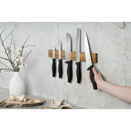 Berlinger Haus Késkészlet Mágneses Akácfa Akasztóval 6 Részes BH-2942 Black Rose