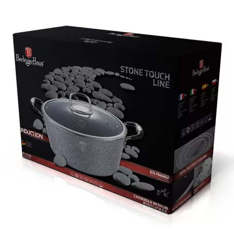 Berlinger Haus Fazék Fedővel 28 cm BH-1153N Stone Touch